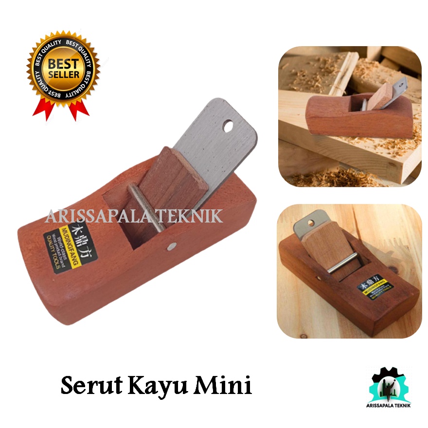 Serut Kayu Mini Trimming Plane Ketam Mini Raut Kayu Sugu Pasah Kayu Manual Wood Planer