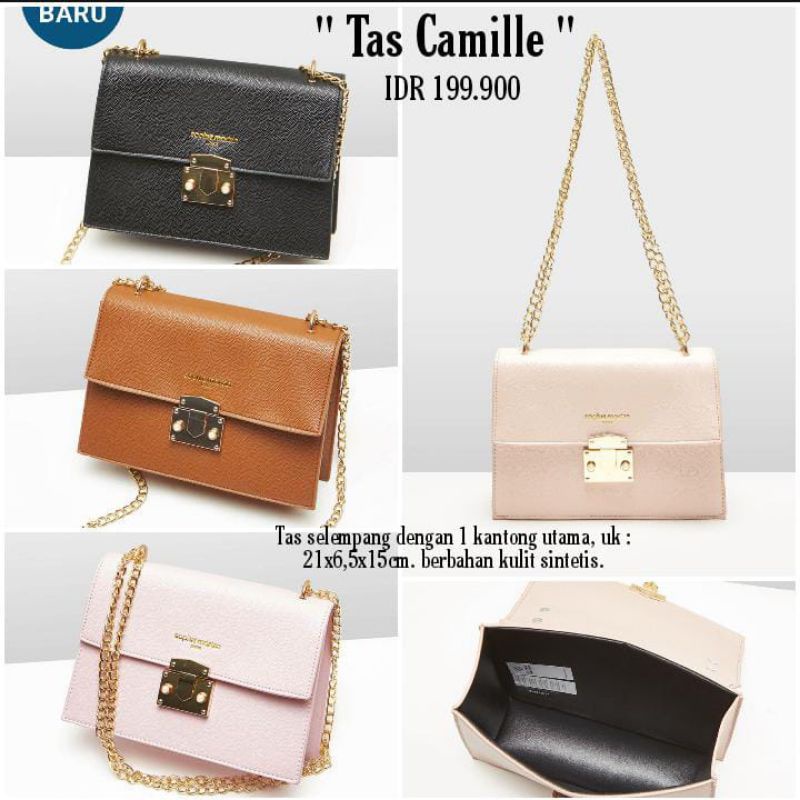 TAS CAMILLE SOPHIE MARTIN TAS SELEMPANG WANITA TERBARU PROMO MURAH TAS SELEMPANG WANITA SOPHIE MARTI