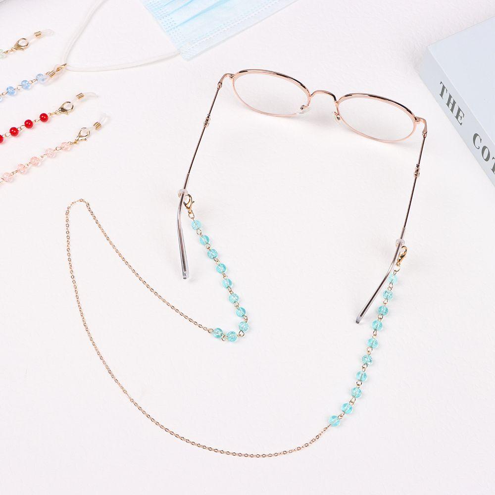 Lily Glasses Chains Fashion Manik-Manik Kaca Anti Hilang Kacamata Baca Tali