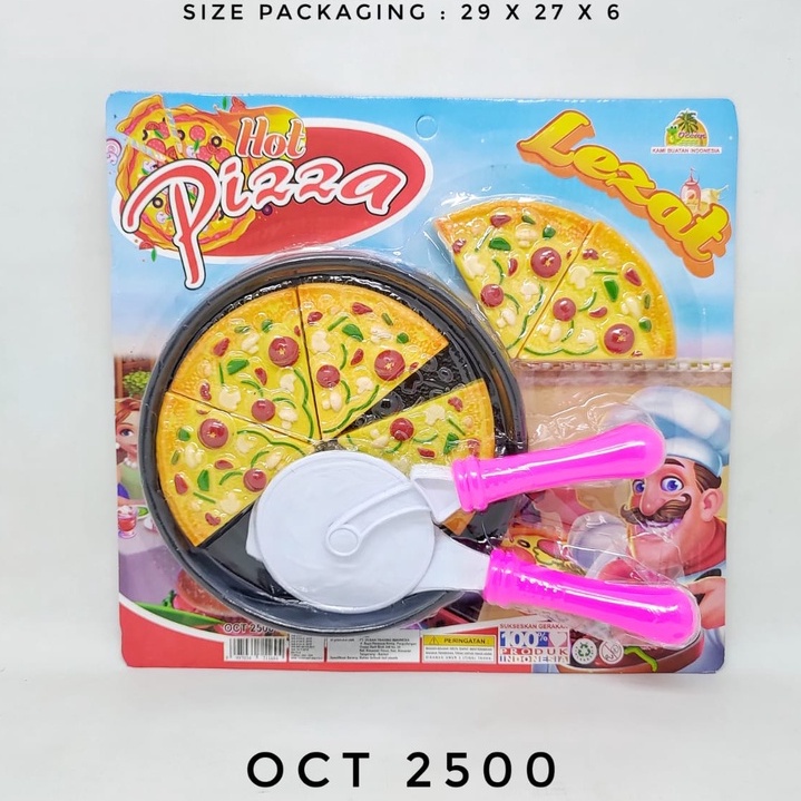 MAINAN ANAK PIZZA PLAY SET / MASAK MASAKAN PIZZA SET - OCT2500