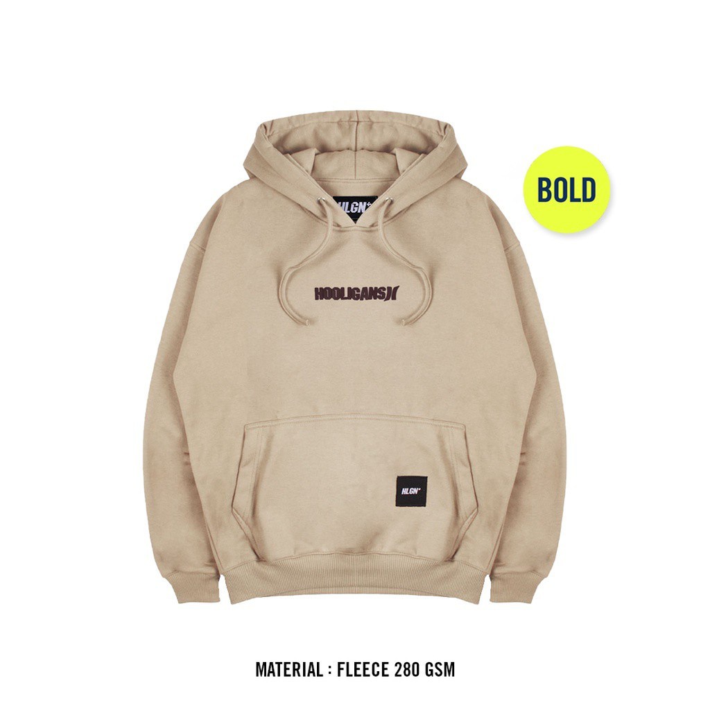 Hooligans Hoodie Bold Speziale 22.11 Sweater Hoodie Cream | Sweater Hoodie | Switer Pria wanita | Sw
