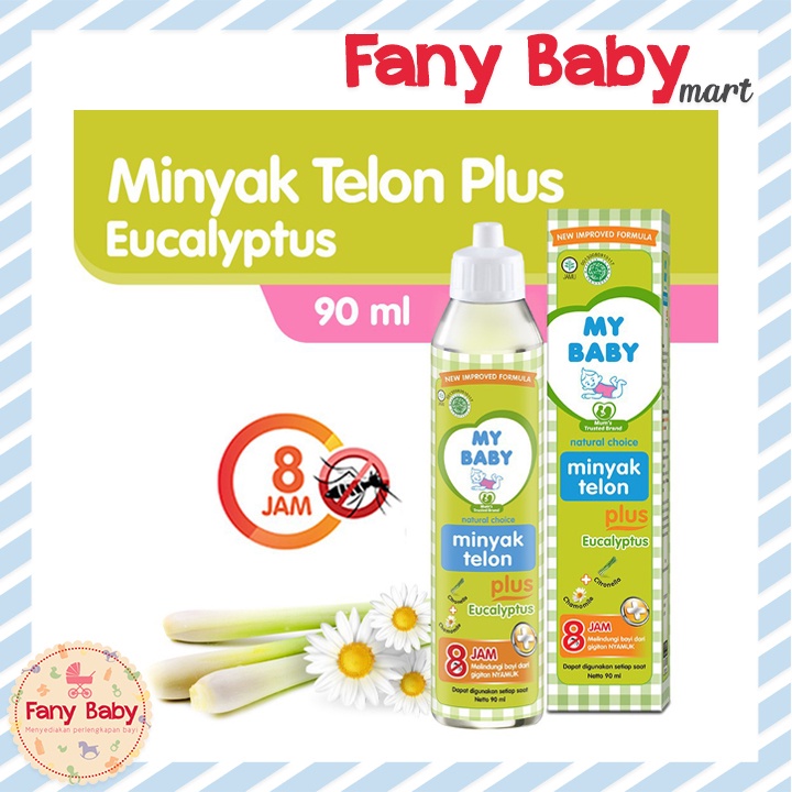 MY BABY MINYAK TELON PLUS ANTI NYAMUK 8 JAM (85ML,57ML)