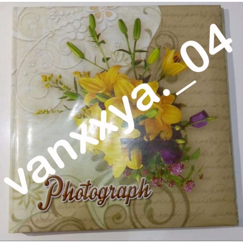 Album Foto ukuran 4R (10×15cm) isi 40 lembar Promosi Sampul Tebal Hardcover