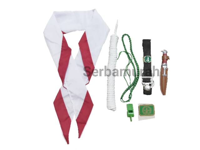 Set perlengkapan pramuka anak perempuan lengkap!!!