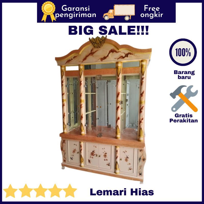 LEMARI HIAS KRISTAL BUFET KRISTAL LEMARI HIAS MURAH BANDUNG CIMAHI GARUT CIREBON SUBANG TASIKMALAYA 