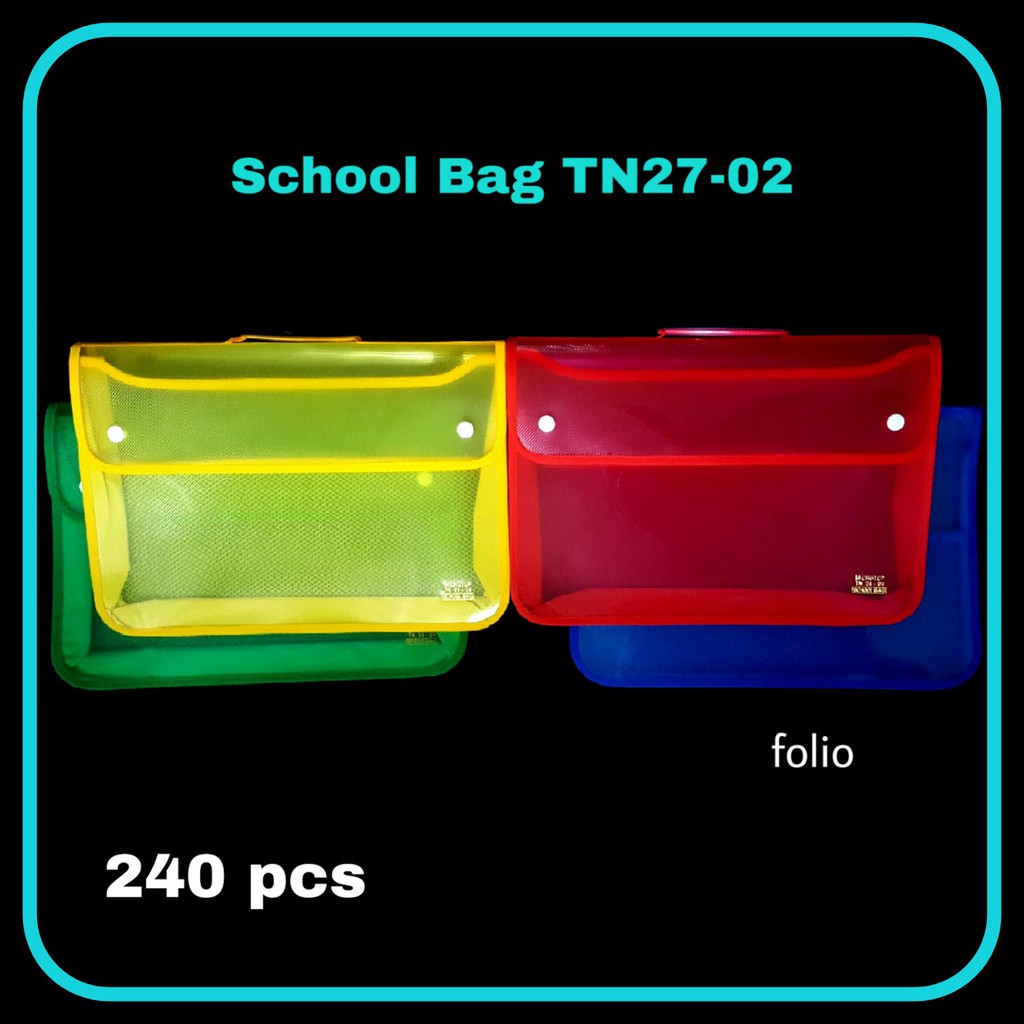 

SOS Map School Bag MICROTOP TN27-02 Warna(minimal 4) / Map Kancing / Map Tenteng/Map File/File Holder