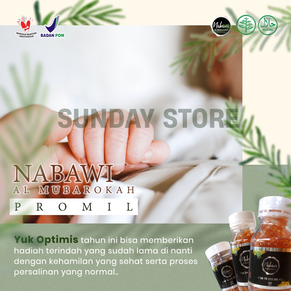 Nabawi promil habatusauda - habbatussauda extra propolis produk untuk program hamil suami istri merk nabawi oil almubarokah original asli suplemen kesehatan/habatusauda - bisa cod / bayar ditempat garansi 100% original herbal alami-3