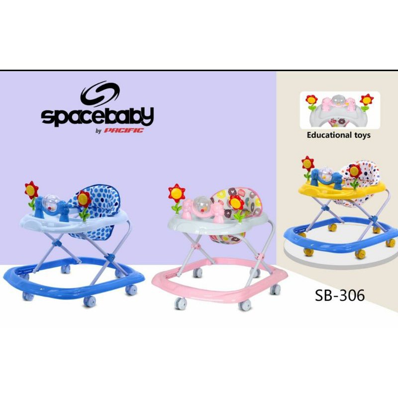 Space Baby Walker Spacebaby SB306 SB309 Sunflower Toy Dorongan Bayi