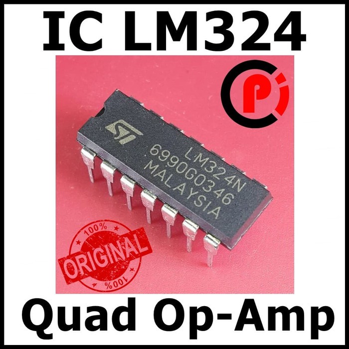 Original LM324 LM324N LM 324 Low Power Quad Op Amp DIP 14 IC