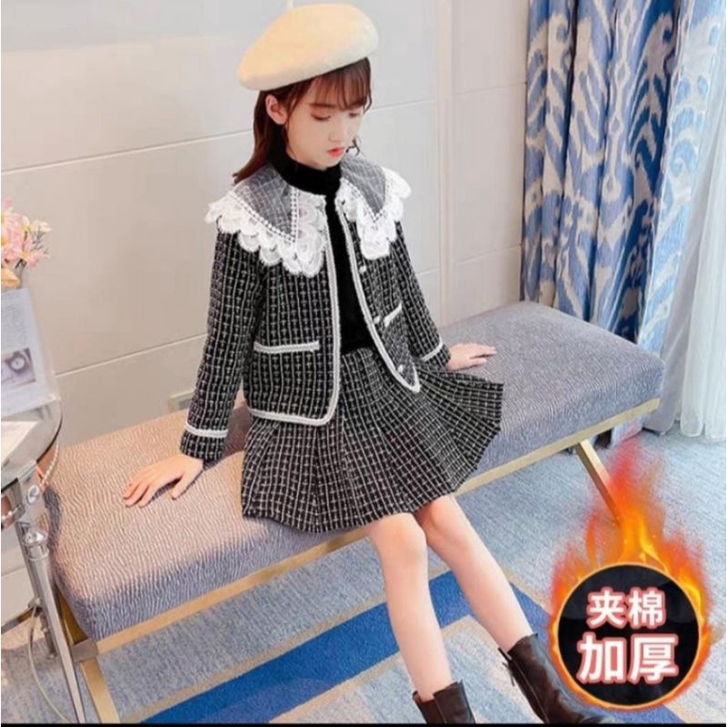 NEW | SET ROK BLAZER TWEED PREMIUM 2-4T