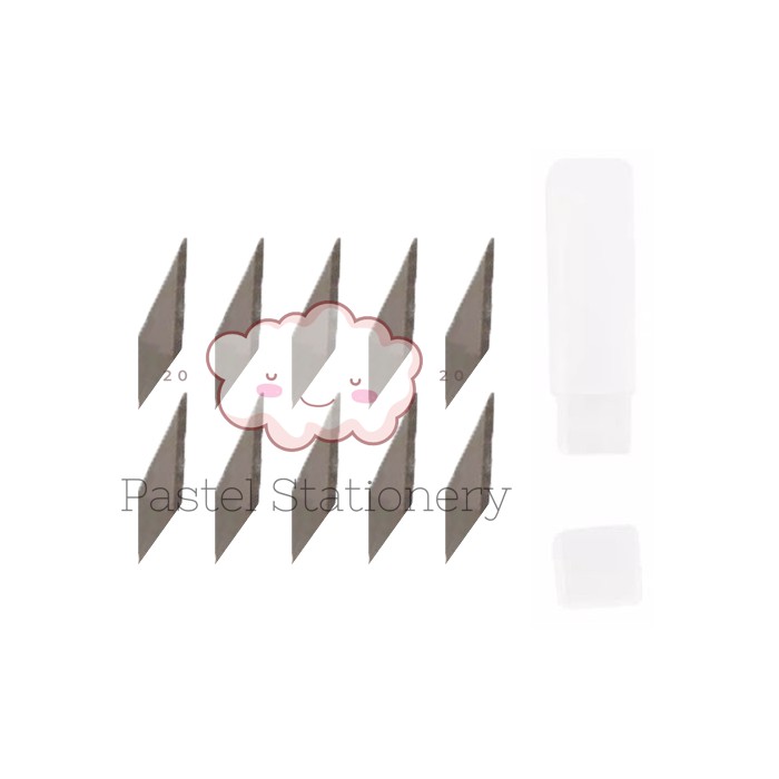 

Craft Pen Cutter Blade SDI 0491 - Isi Refill Pisau Cuter Kecil Tajam Isi 10 Buah