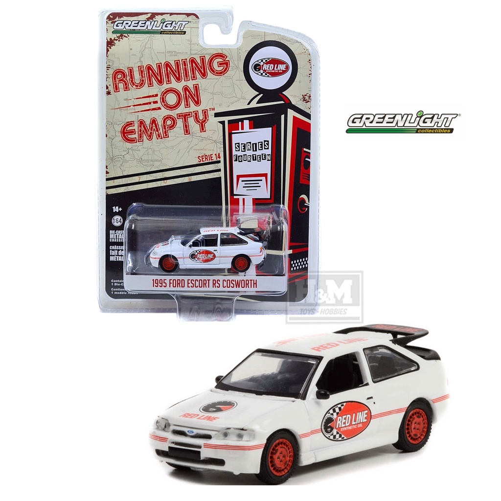 Greenlight 1995 Ford Escord RS Cosworth White - Running On Empty Series 14