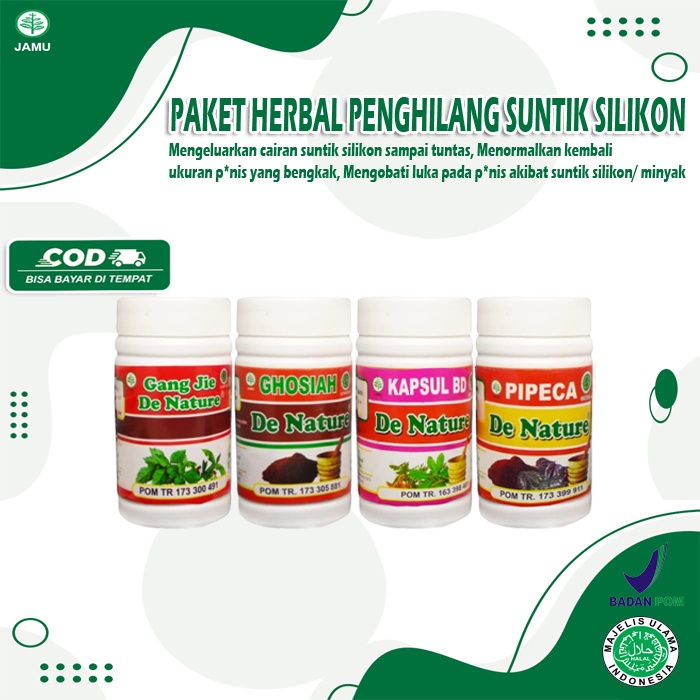Obat Penghilang Silikon, Minyak Kemiri, Urang-Aring Pada Kelamin Herbal De Nature