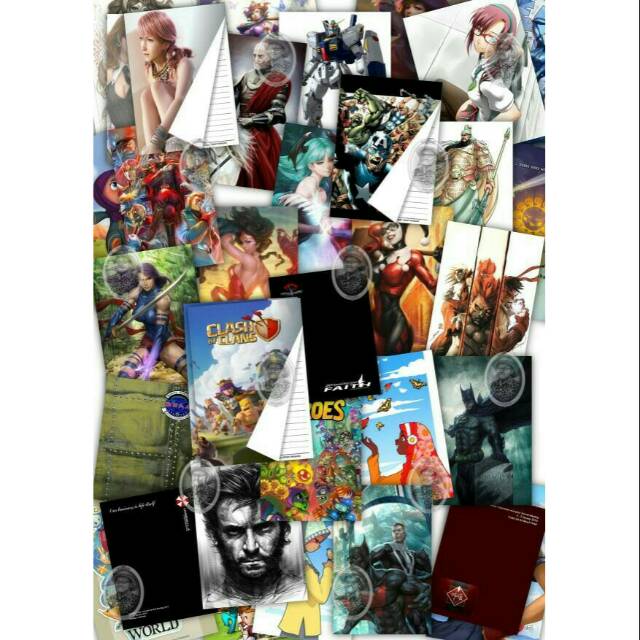 

Notebook / Buku Tulis Custom Mini ukuran A6 polos/garis (52 halaman)