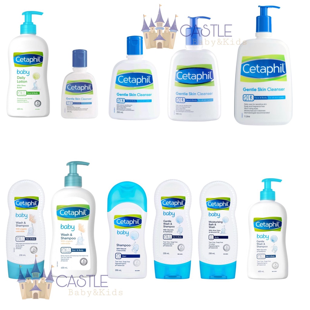 CBK - Cetaphil Gentle Skin Cleanser Baby Wash &amp; Shampoo Moisturising Bath &amp; Shampoo Gentle Wash &amp; Shampoo - Baby Lotion - Ultra Gentle Body Wash 500ml