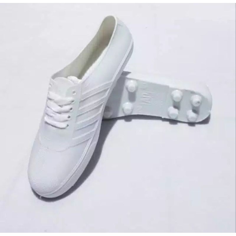 Sepatu AP Pool 963 Putih Polos /Sepatu Kebun/Sepatu Sawah/Sepatu Tebang