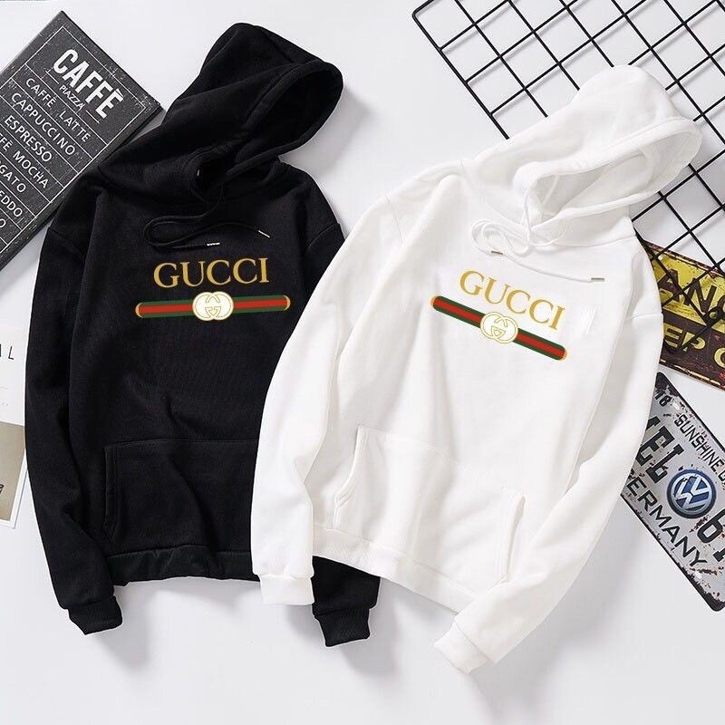JAKET HOODIE GUCCI FASHION BRANDED PRIA WANITA BAHAN COTTON FLEECE READY S M L XL XXL