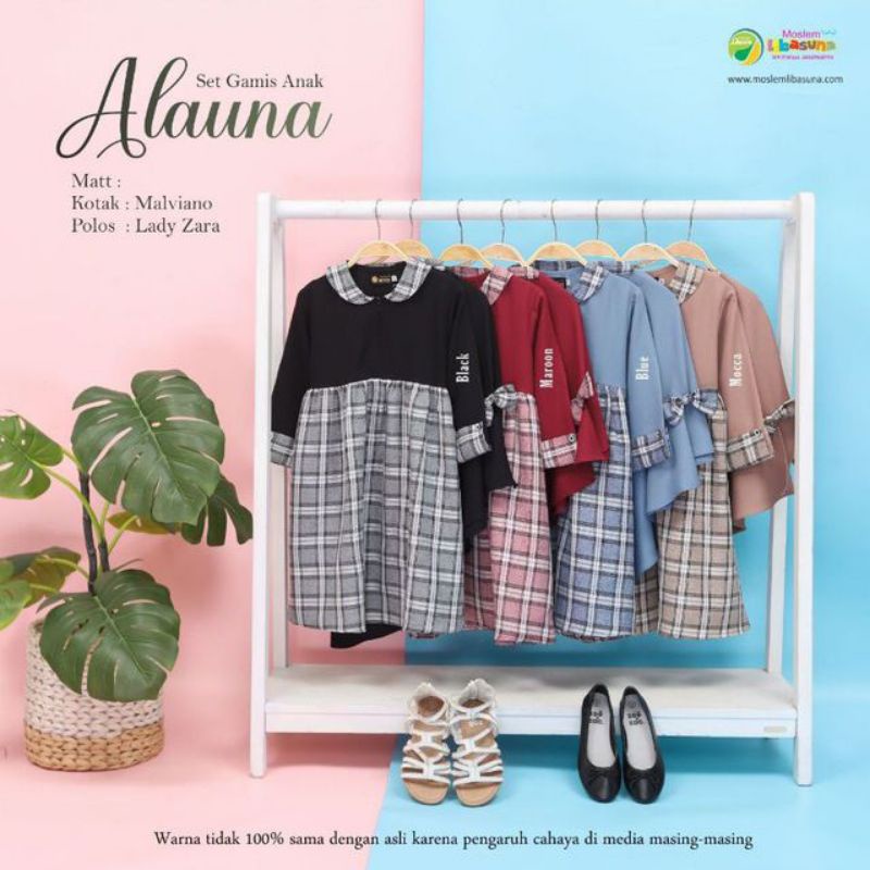 Set Gamis Anak "Alauna" by. Moslem Libasuna
