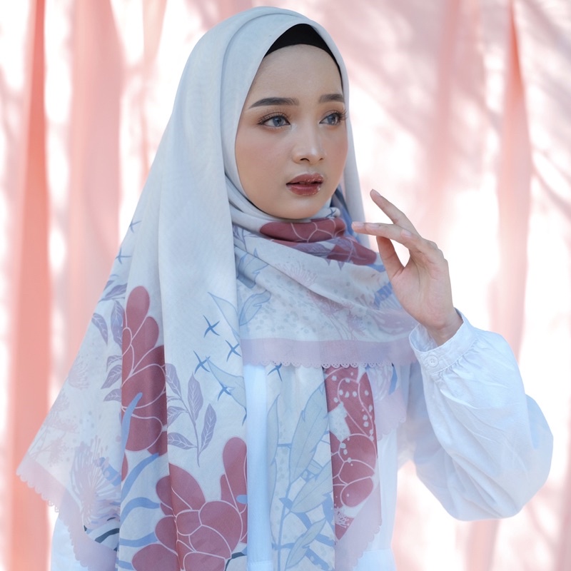 zahra series exclusive square motif by amalia/segiempat motif/square printing laser