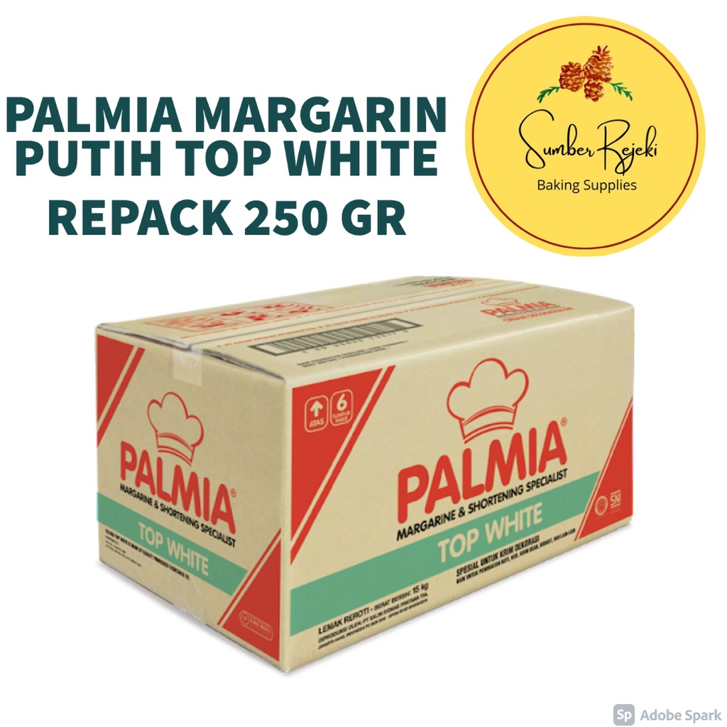 

Palmia Top White Margarin Putih 250 Gr