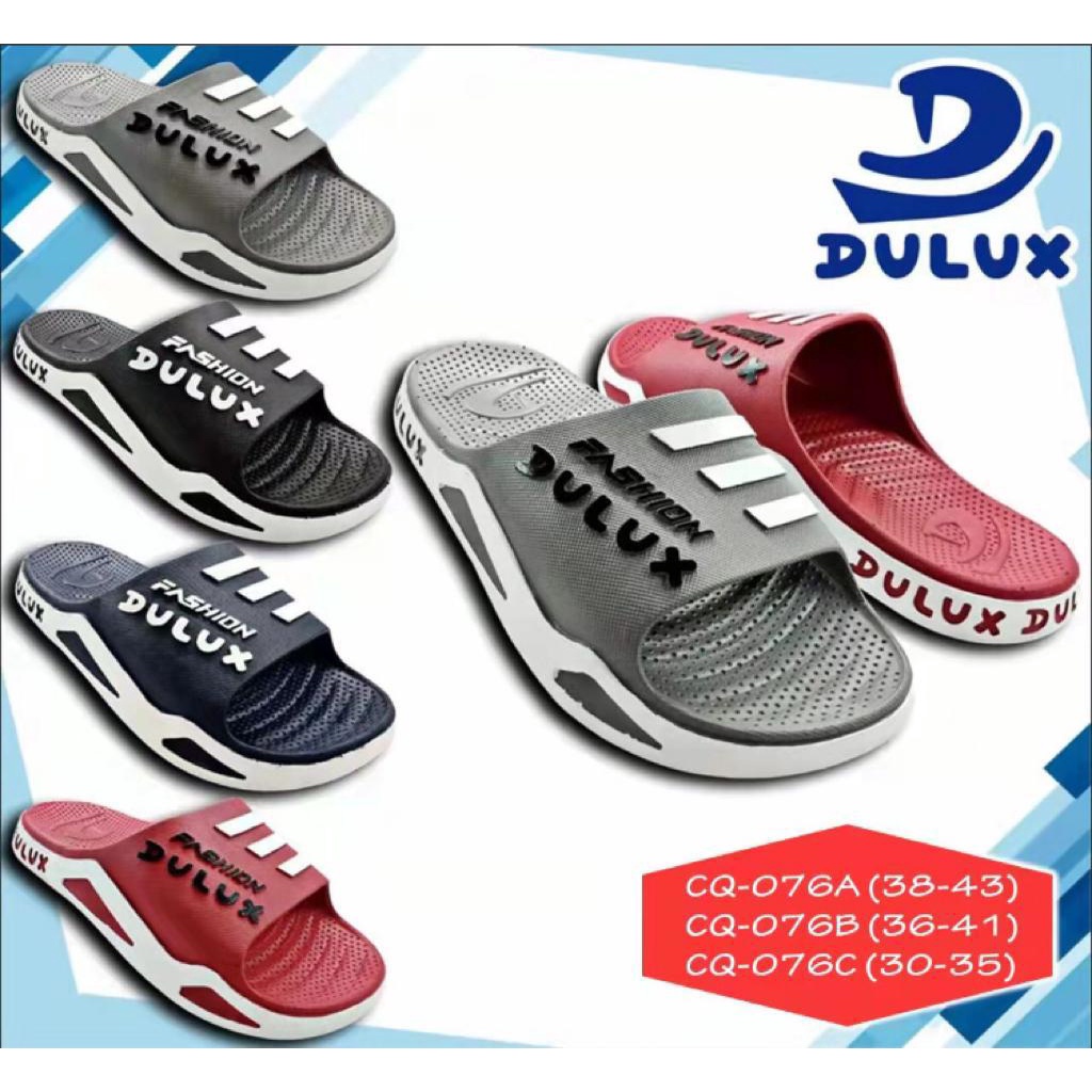 DX-CQ-076C Sandal Slide Anak Laki Laki / Sandal Selop Anak Cowok Merek Dulux Size 30-35