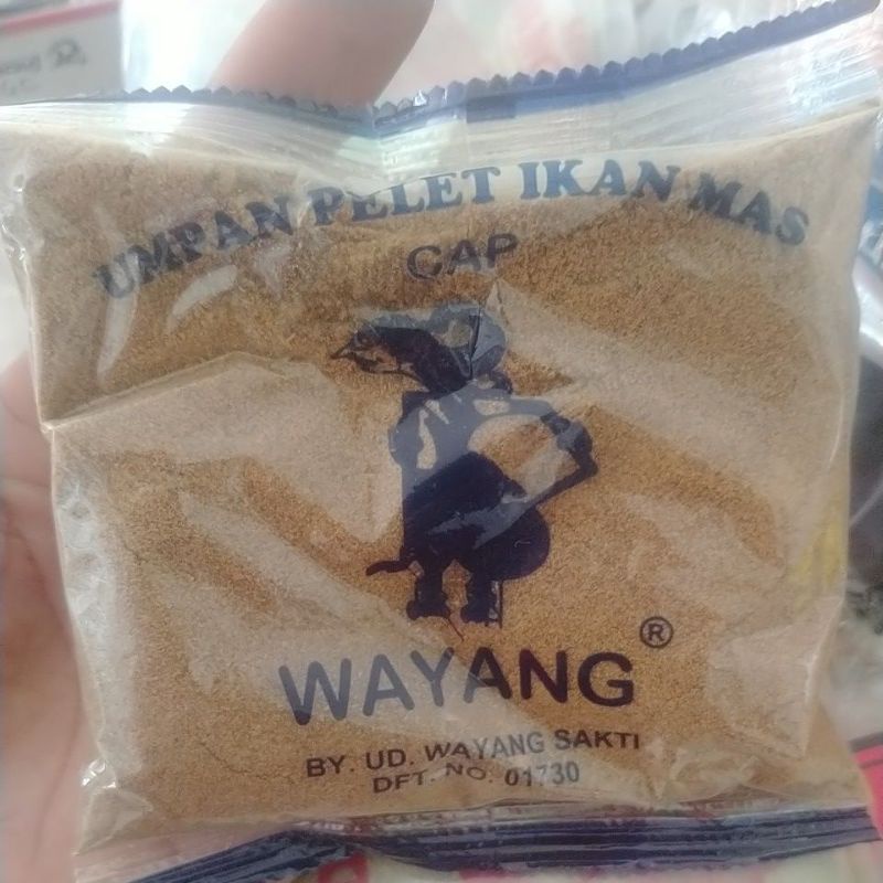UMPAN PELET IKAN MAS CAP WAYANG