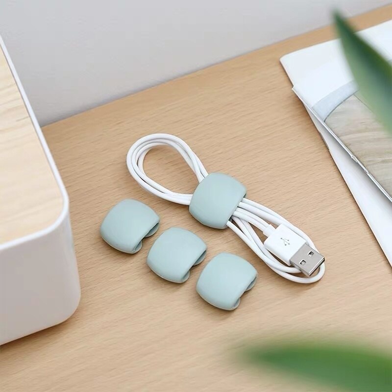 Klip Organizer Holder Kabel Earphone / Charger Portable Reusable