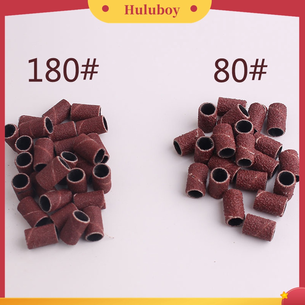 Huluboy Huluboy♡ 100 Pcs Cincin Bor Elektrik Tahan Lama Untuk Salon Kuku