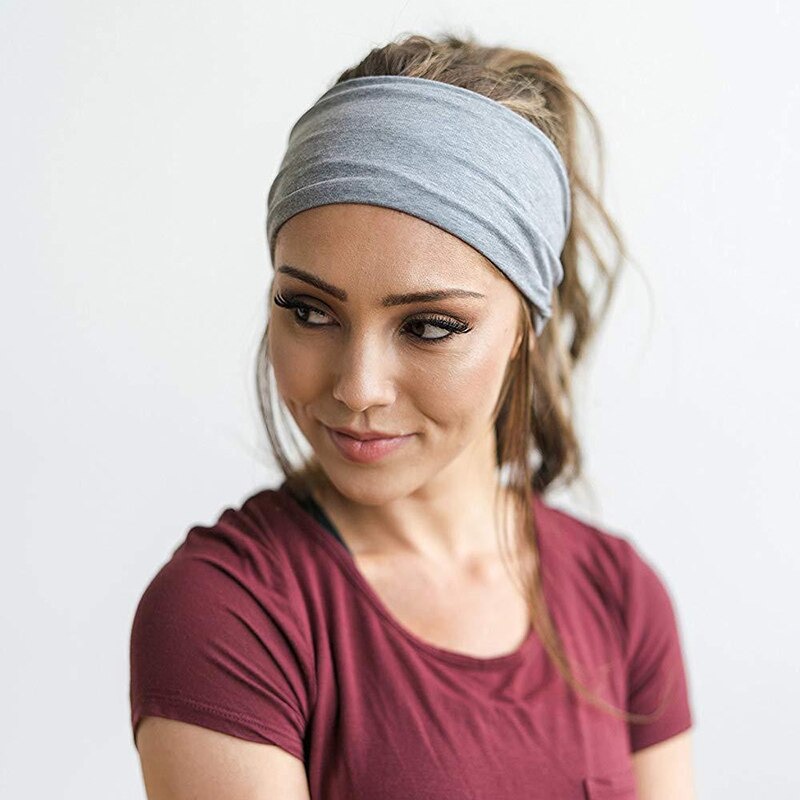 BANDANA HEADBAND IKAT KEPALA OLAHRAGA ELATIS HEADBAND PRIA WANITA