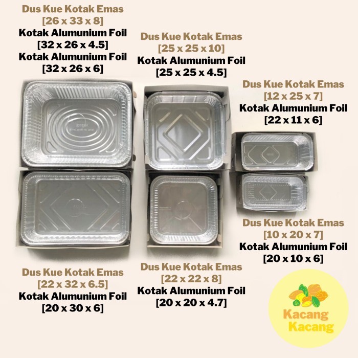 

Dus Kue Kotak Emas [12 X 25 X 7] 10Pcs 004