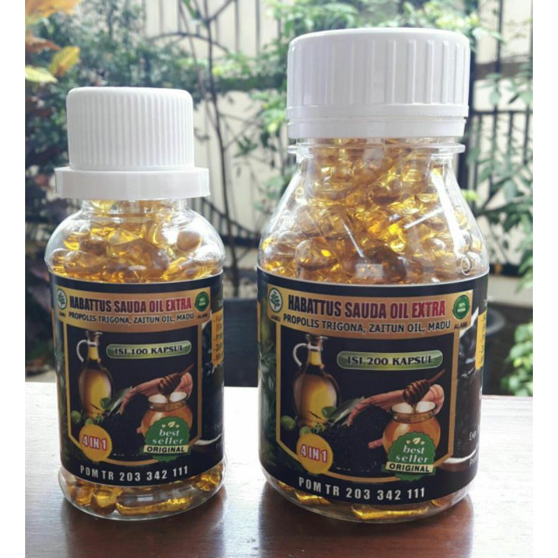 PROMO HABATUSSAUDA OIL EXTRA PROPOLIS TRIGONA 100 KAPSUL