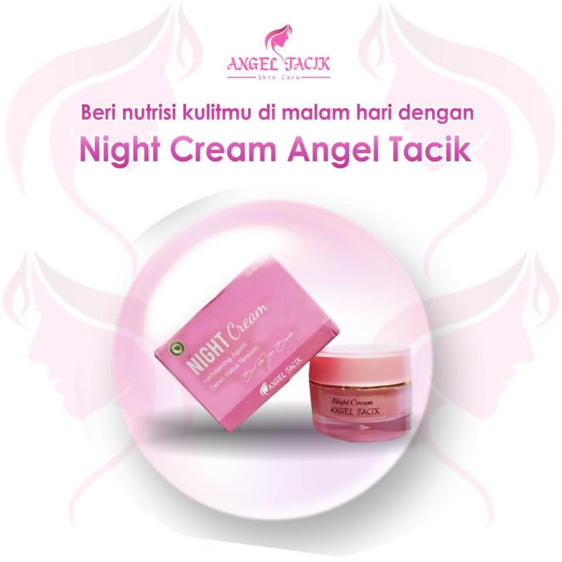 NIGHT CREAM ANGEL TACIK ECER || BPOM