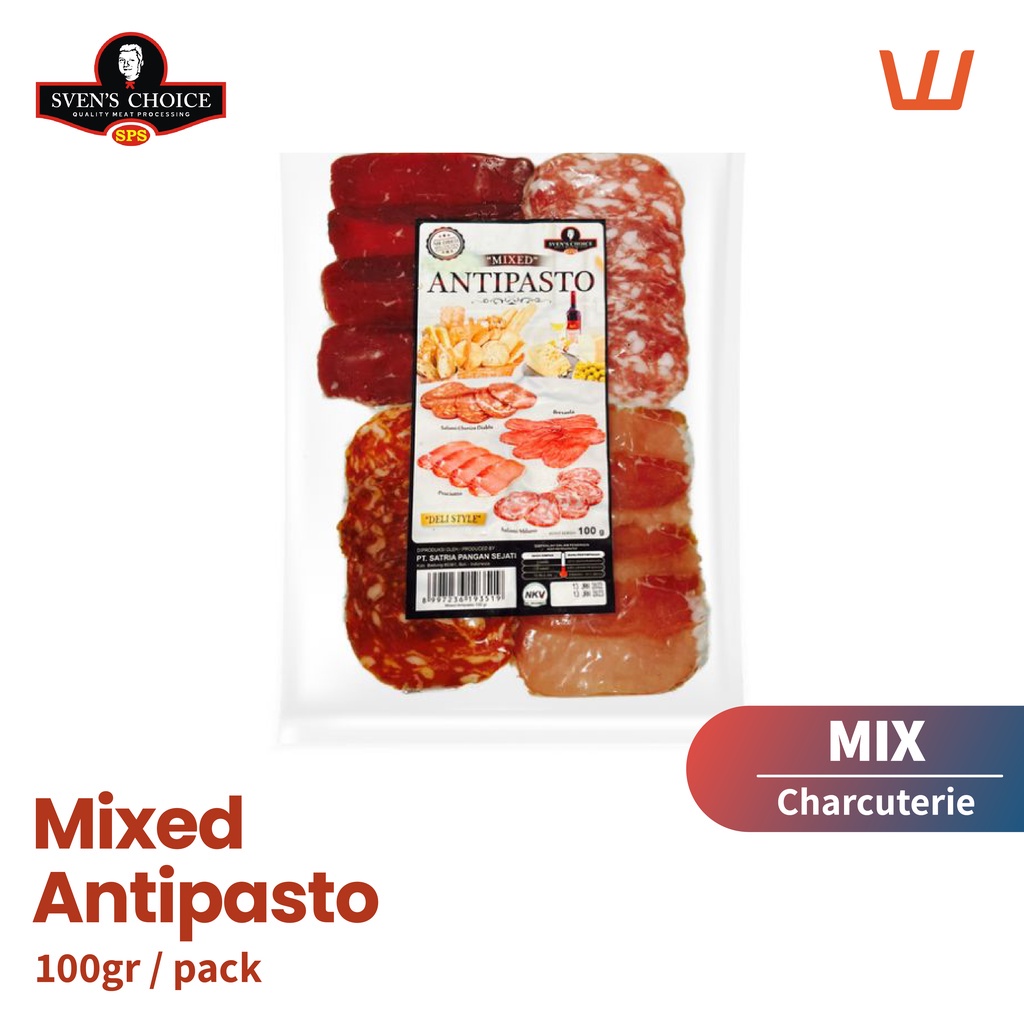 

Mixed Antipasto 100gr Sven's Choice isi 4 macam