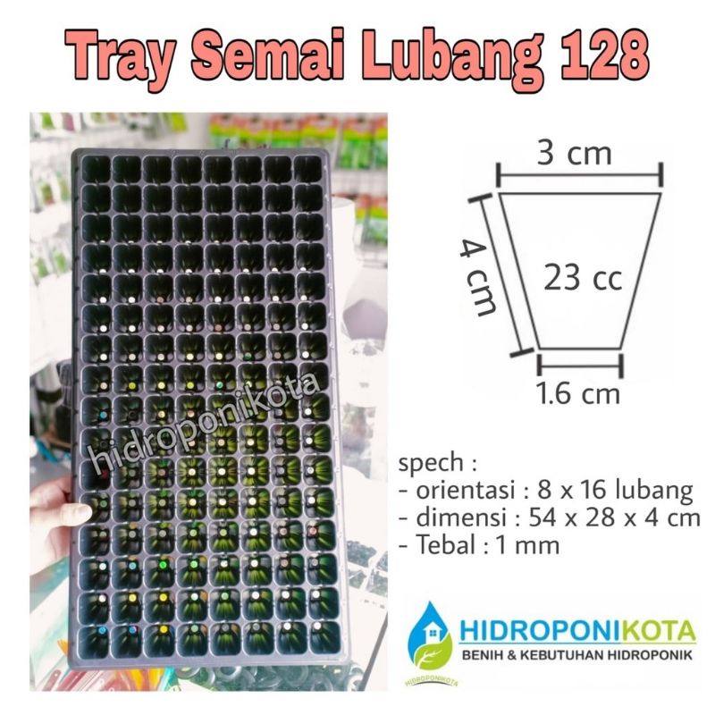 FREE Packing Kardus - Tray Semai Lubang 50, 72, 105, 128,  162, 200, 288 - Tebal 1 mm