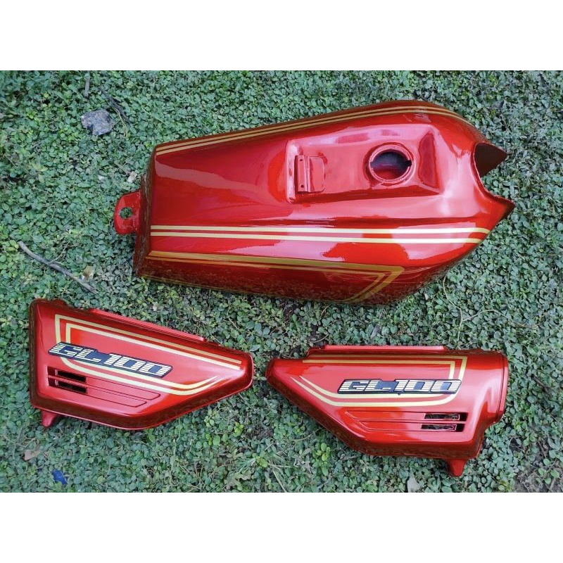 tangki gl100 palt drum cat set tutup bok aki set kanan kiri