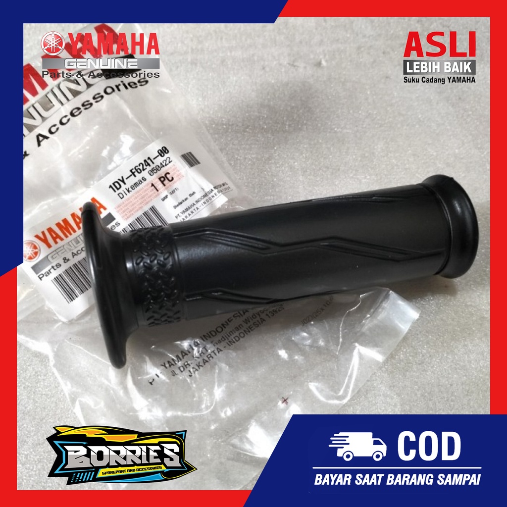 HANDGRIP KIRI AEROX LEXI SOUL GT MIO M3 JUPITER Z1 ASLI ORIGINAL YAMAHA