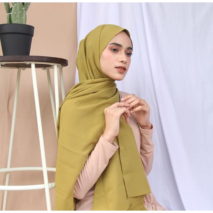 Pasmina nissa sabyan hijab nisa sabyan ukuran 75cm x 150cm 