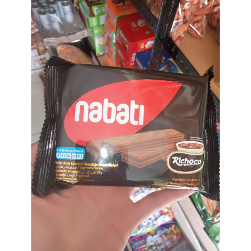 

Nabati Wafer 50gr Cokelat