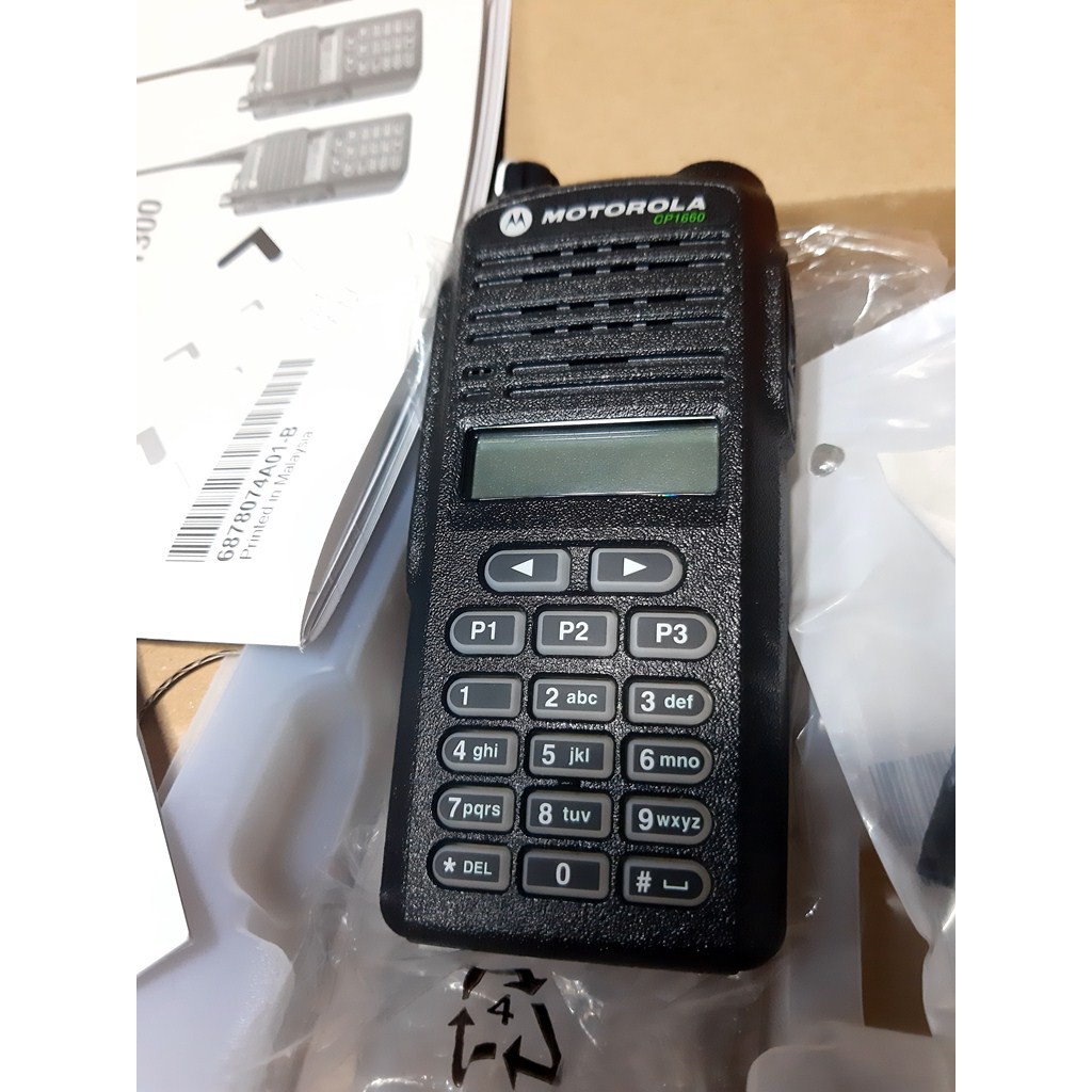 Ht Motorola CP1660 Frekuensi 350Mhz Atau UHF Low Band Kondisi Mulus Bekas