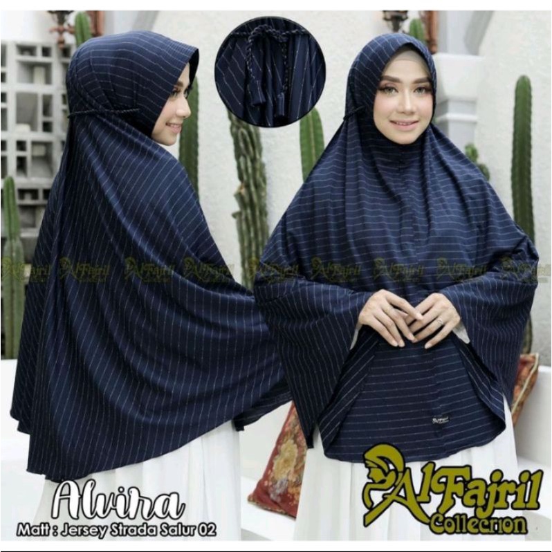 ALVIRA | hijab / jilba instan jumbo ori by Al Fajril Collection