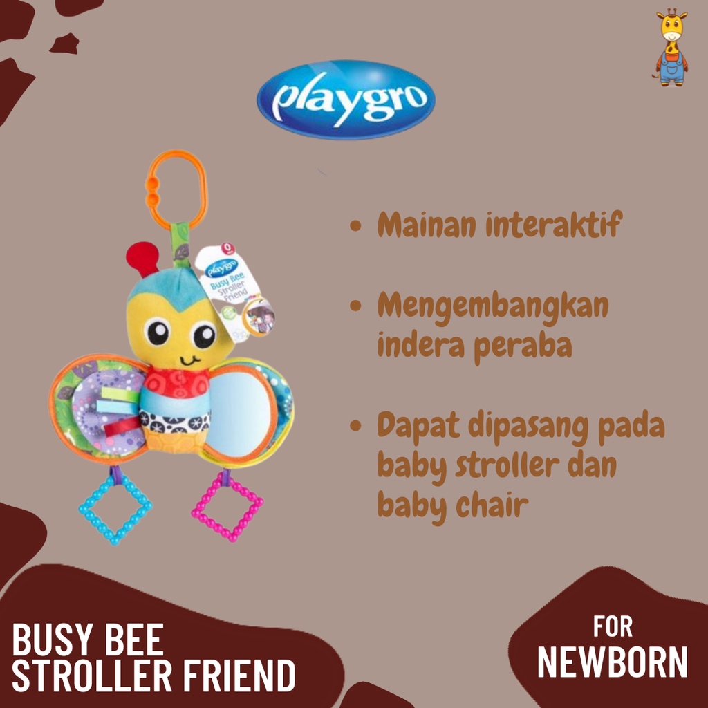 Playgro Busy Bee Stroller Friend