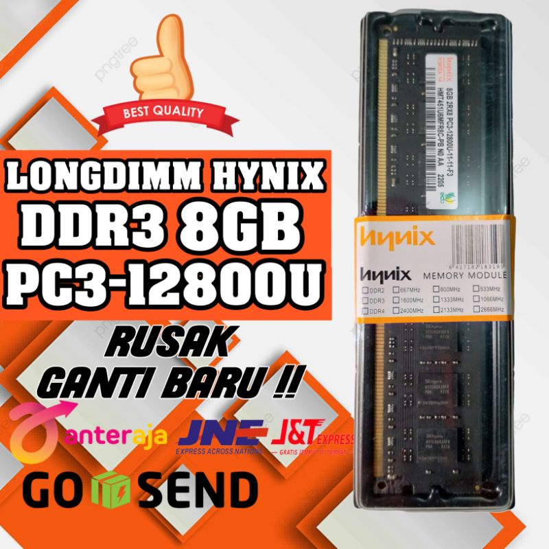 RAM PC HYNIX 8GB DDR3 PC3-12800