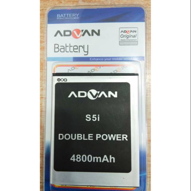 Baterai Advan S5i S 5 i Double Power Batre Batrai HP