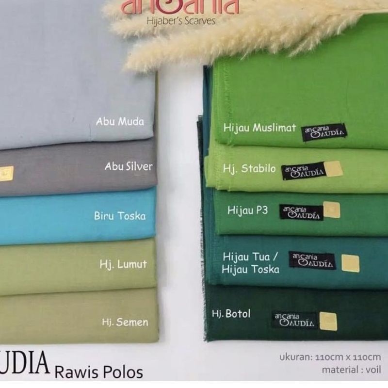 Jilbab segiempat saudia rawis premium maroko saudi hijau kualitas ( JILBAB SAUDIA RAWIS MAROKO )