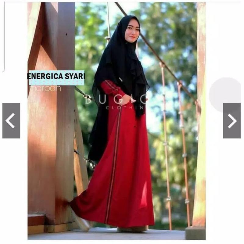 Gamis Syari Brokat Renda Gamis Butiq Modis Mewah Pesta Kondangan Premium Terbaru 2021 Promo Murah Energica Syari Baju Gamis Pakaian Wanita Dress Fashion Muslim