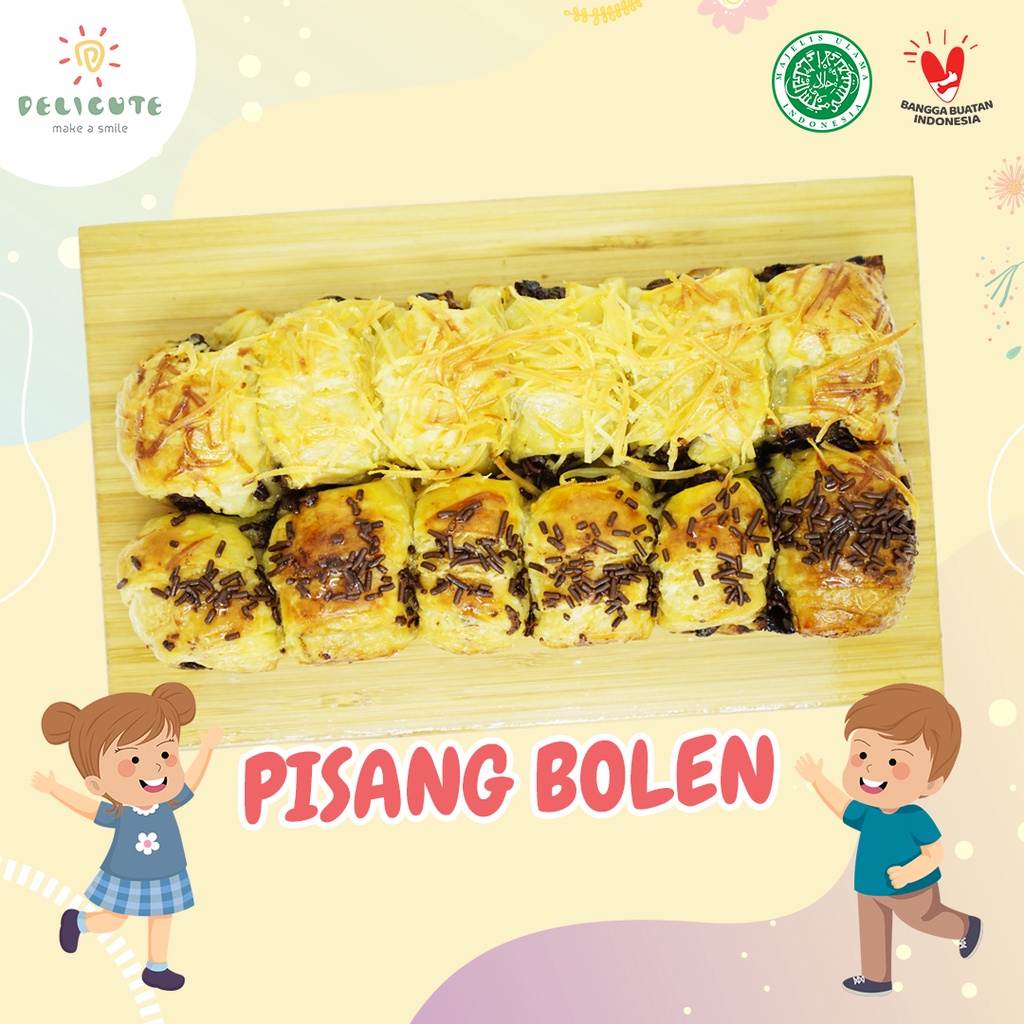 Pisang Bolen Delicute - Bolen Pisang Meses Cokelat Keju