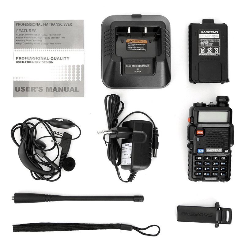 HT BAOFENG UV5R 2800 MAH 8 Watt W UV 5R UV-5R Bao feng VHF UHF Dualband Dual band vs 82 888S