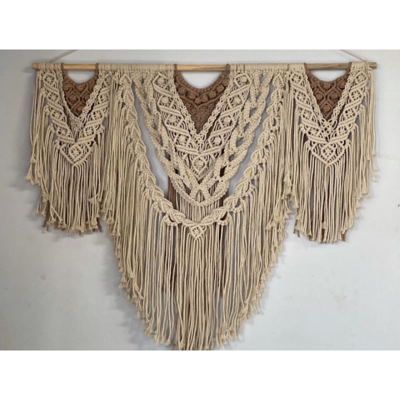 (READY STOK)macrame hiasan dinding besar/ dekorasi rumah/ macrame wall hanging