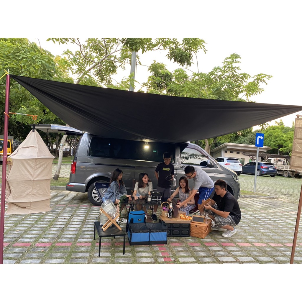 Outdoor Tribe Kain Terpal Kanopi  Mobil tenda Samping 