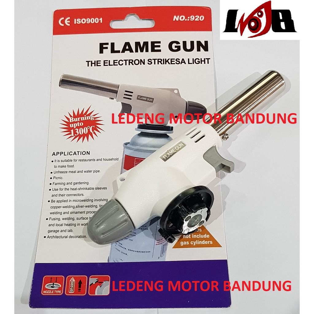 KT-06 Kepala Las Portable Alat Korek Flame Gas Blow Torch Welding Coocking